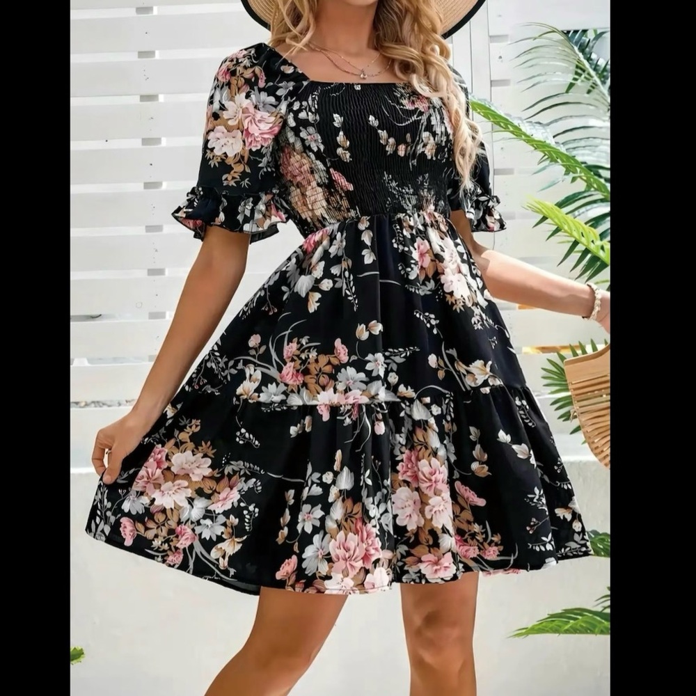 Boho Floral Dress
